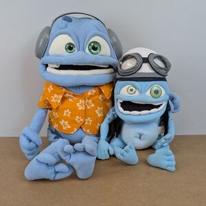 Crazy Frog The Annoying Thing Toys w Hawaiian Shirt & Headphones, Vest & Goggles